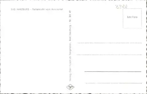 Bad Harzburg Bad Harzburg Fliegeraufnahme Kurviertel * / Bad Harzburg /Goslar LKR