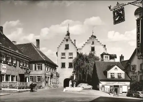 Tettnang Tettnang Baerenplatz Metzgerei Forsier Gasthof zur Krone * / Tettnang /Bodenseekreis LKR