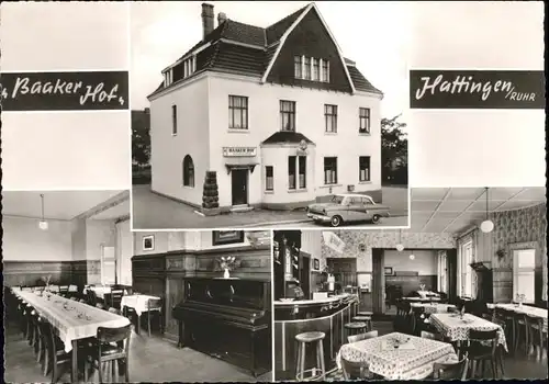 Hattingen Ruhr Hattingen Ruhr Gaststaette Baaker Hof * / Hattingen /Ennepe-Ruhr-Kreis LKR