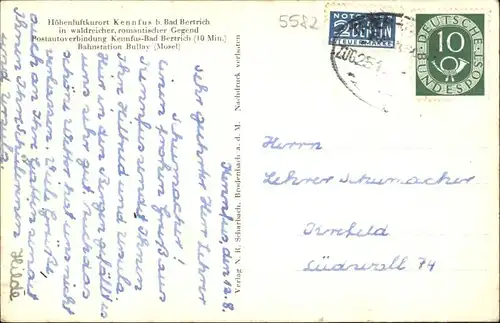 Kennfus Kennfus Entersburg  x / Bad Bertrich /Cochem-Zell LKR