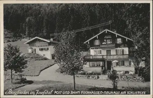 Fischhausen Schliersee Fischhausen Schliersee Bergfrieden  Cafe Pension * / Schliersee /Miesbach LKR