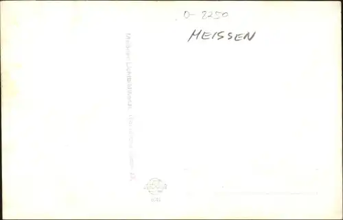 Meissen Elbe Sachsen Meissen [Handschriftlich] * / Meissen /Meissen LKR