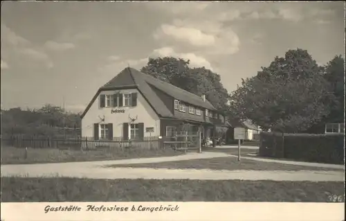 Langebrueck Langebrueck Gaststaette Hofewiese x / Dresden /Dresden Stadtkreis