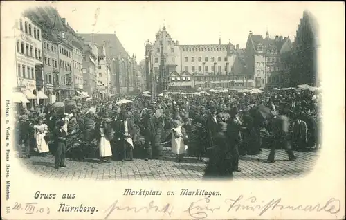 Nuernberg Nuernberg Marktplatz x / Nuernberg /Nuernberg Stadtkreis