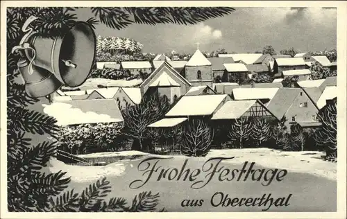 Obererthal Obererthal Weihnachtskarte * / Hammelburg /Bad Kissingen LKR