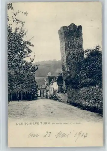 Dausenau Dausenau Schiefer Turm * / Dausenau /Rhein-Lahn-Kreis LKR