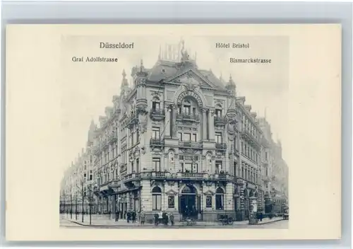 Duesseldorf Duesseldorf Hotel Bristol Graf Adolfstrasse Bismarckstrasse * / Duesseldorf /Duesseldorf Stadtkreis