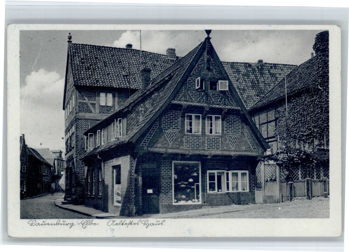 Carte Postale Ancienne Lauenburg Elbe 1960 - Dänemark
