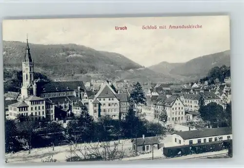 Bad Urach Bad Urach Schloss Amanduskirche x / Bad Urach /Reutlingen LKR