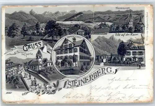 Steinerberg Steinerberg Gasthaus Loewen Villa auf der Mauer x / Steinerberg /Bz. Schwyz