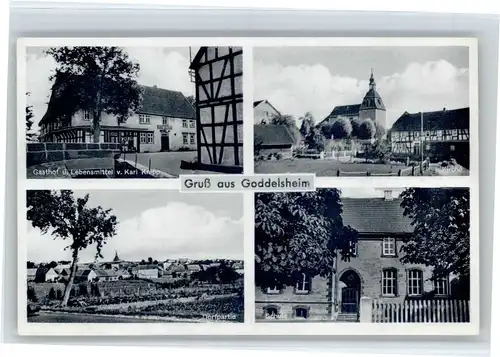 Goddelsheim Goddelsheim Gasthof Karl Knipp * / Lichtenfels /Waldeck-Frankenberg LKR