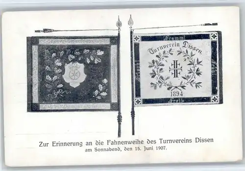 Dissen Hessen Dissen Hessen Fahnenweihe Turnverein * / Gudensberg /Schwalm-Eder-Kreis LKR