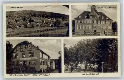 Waldhilsbach Waldhilsbach Gasthaus Zum Roessl Schule  x / Neckargemuend /Heidelberg Stadtkreis