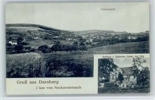 Darsberg Darsberg Gasthaus Deutschen Kaiser Darsberg x / Neckarsteinach /Bergstrasse LKR