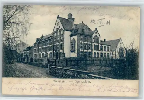 Weinheim Bergstrasse Weinheim Gymnasium x / Weinheim /Heidelberg Stadtkreis