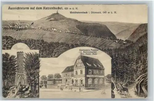 Waldkatzenbach Waldkatzenbach Gasthaus Pension Katzenbuckel x / Waldbrunn /Neckar-Odenwald-Kreis LKR