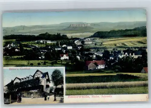 Rathewalde Rathewalde Ritters Gasthof x / Hohnstein /Saechsische Schweiz-Osterzgebirge LKR