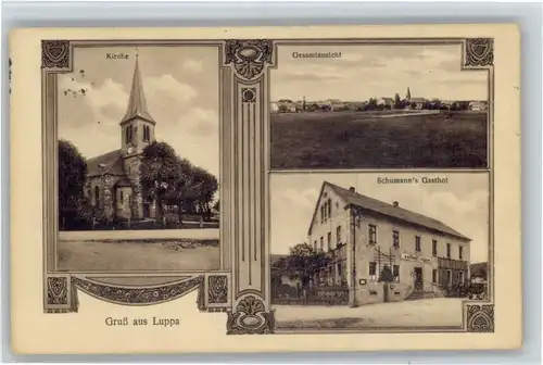 Luppa Oberlausitz Luppa Oberlausitz Schumanns Gasthof Kirche  x / Radibor /Bautzen LKR