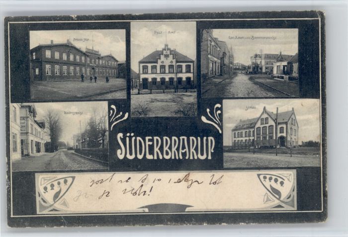 Suederbrarup Suederbrarup Bahnhofstrasse Post Angler Hof x ...