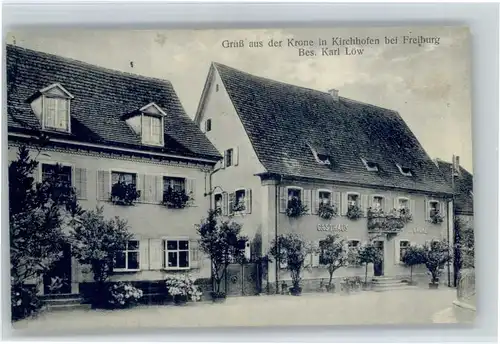 Kirchhofen Breisgau Kirchhofen Gasthaus Krone x / Ehrenkirchen /Breisgau-Hochschwarzwald LKR