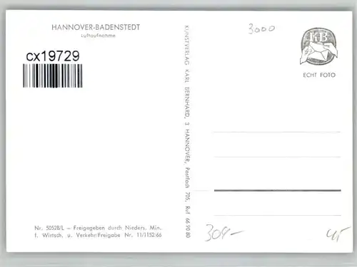 Hannover Hannover Badenstedt Fliegeraufnahme * / Hannover /Region Hannover LKR
