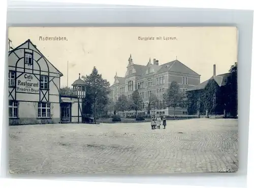 Aschersleben Aschersleben Burgplatz Lyzeum x / Aschersleben /Salzlandkreis LKR