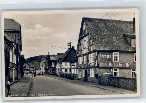 Hilchenbach Siegerland Hilchenbach Dammstrasse Hotel Deutscher Hof x / Hilchenbach /Siegen-Wittgenstein LKR