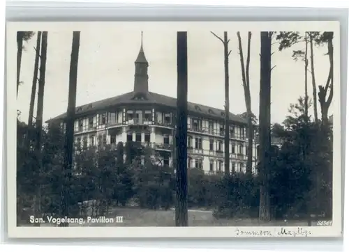 Gommern Gommern [Stempelabschlag] Sanatorium Vogelsang x / Gommern /Jerichower Land LKR