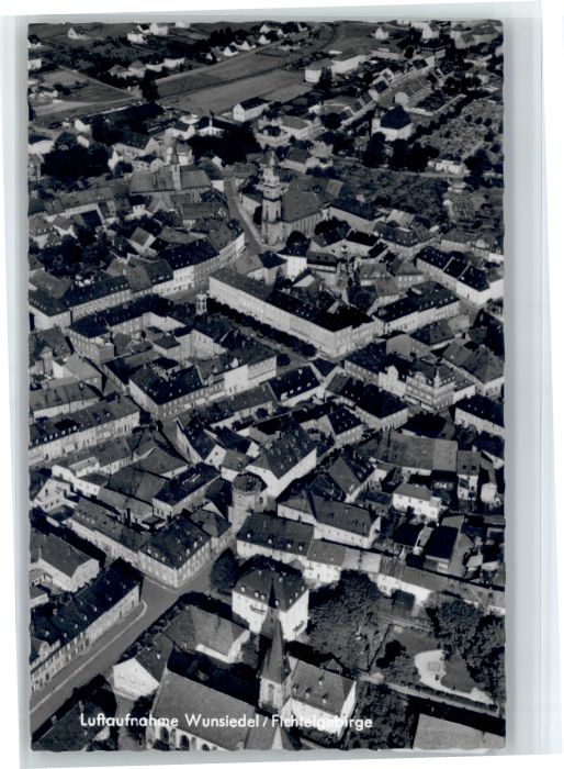 Wunsiedel Wunsiedel Fichtelgebirge Alexandersbad Fliegeraufnahme