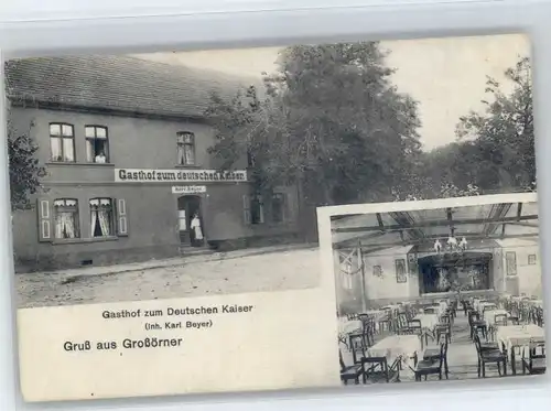 Grossoerner Grossoerner Gasthof zum deutschen Kaiser x / Mansfeld Suedharz /Mansfeld-Suedharz LKR