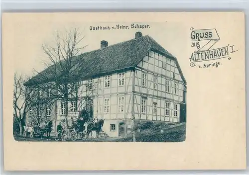 Altenhagen I Gasthaus Heinrich Schaper * / Springe /Region Hannover LKR