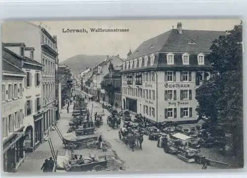 Loerrach Loerrach Wallbrunnstrasse Gasthaus Sonne x / Loerrach /Loerrach LKR
