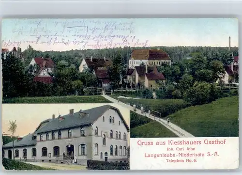 Langenleuba-Niederhain Langenleuba-Niederhain Kiesshauers Gasthof  x / Langenleuba-Niederhain /Altenburger Land LKR