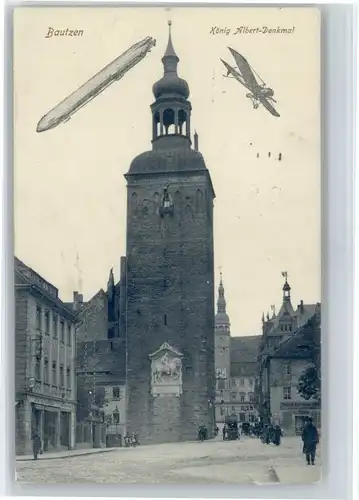 Bautzen Bautzen Koenig Albert Denkmal  x / Bautzen /Bautzen LKR