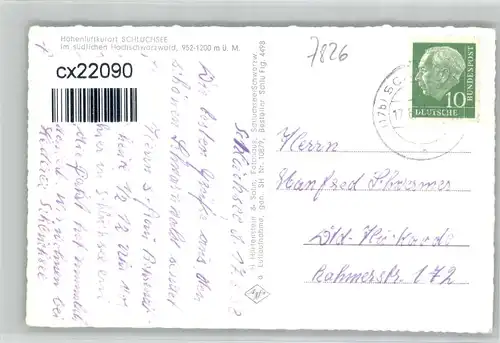 Schluchsee Schluchsee Fliegeraufnahme x / Schluchsee /Breisgau-Hochschwarzwald LKR