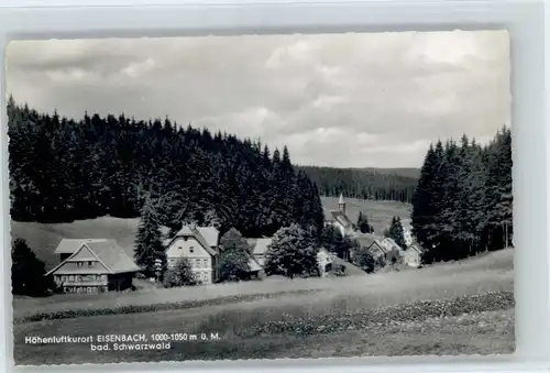 Eisenbach Schwarzwald Eisenbach Schwarzwald  * / Eisenbach (Hochschwarzwald) /Breisgau-Hochschwarzwald LKR