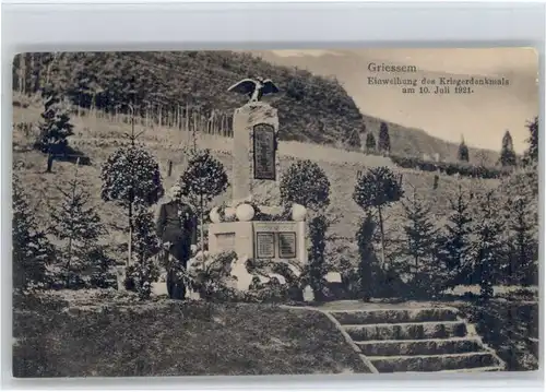 Griessem Griessem Krieger Denkmal  * / Aerzen /Hameln-Pyrmont LKR