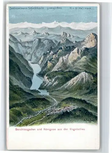 Berchtesgaden Berchtesgaden Fliegeraufnahme Koenigsee * / Berchtesgaden /Berchtesgadener Land LKR