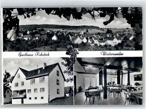 Wintersweiler Wintersweiler Gasthaus Pension Rebstock * / Efringen-Kirchen /Loerrach LKR