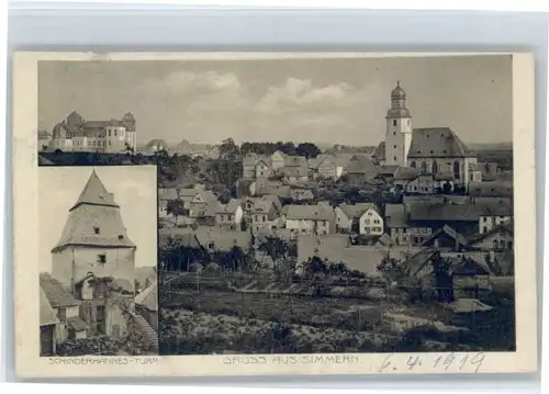 Simmern Hunsrueck Simmern Hunsrueck Schinderhannes Turm * / Simmern/ Hunsrueck /Rhein-Hunsrueck-Kreis LKR