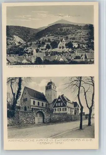 Zwingenberg Bergstrasse Zwingenberg Kirche * / Zwingenberg /Bergstrasse LKR