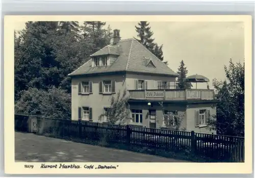 Hartha Tharandt Hartha Tharandt Cafe Daheim * / Tharandt /Saechsische Schweiz-Osterzgebirge LKR