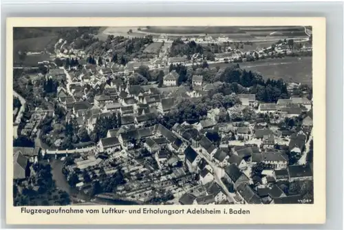 Adelsheim Adelsheim Fliegeraufnahme * / Adelsheim /Neckar-Odenwald-Kreis LKR