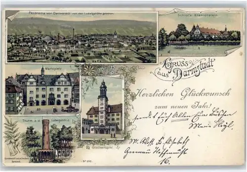 Darmstadt Darmstadt Marktplatz Ludwigshoehe Schloss Kranichstein x / Darmstadt /Darmstadt Stadtkreis