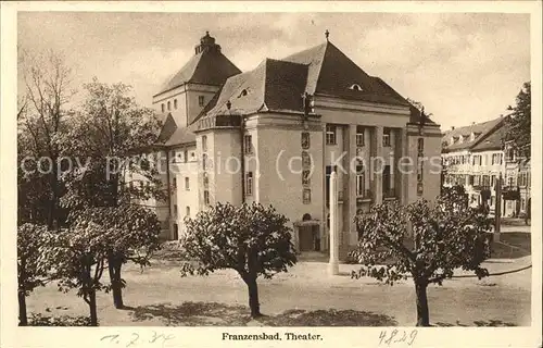 Franzensbad Boehmen Theater Kat. Frantiskovy Lazne