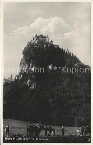 Burg Hochosterwitz Burg Hochosterwitz / St. Georgen am Laengsee /Unterkaernten