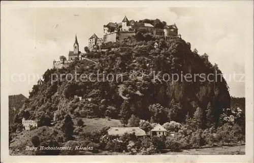 Burg Hochosterwitz Burg Hochosterwitz / St. Georgen am Laengsee /Unterkaernten