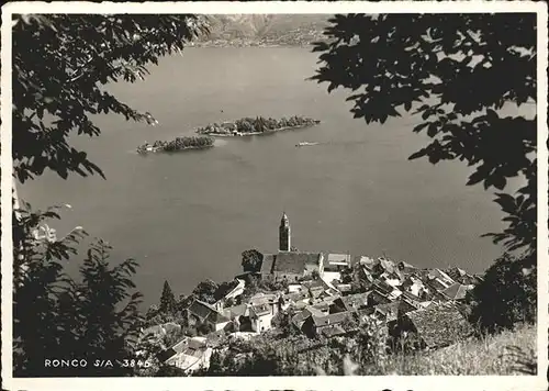 Ronco TI Panorama Lago Maggiore Isola / Ronco /Bz. Locarno