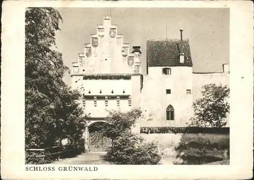Gruenwald Muenchen Schloss Kat. Gruenwald