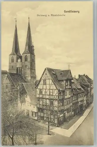 Quedlinburg Steinweg Nikolaikirche *